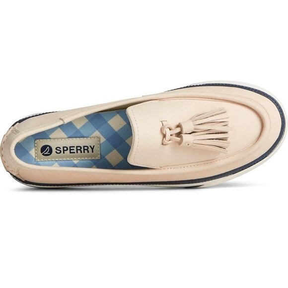 Sperry Women’s Sea Sailor Platform Shoes White Leather Size 9 NEW - Picture 10 of 12